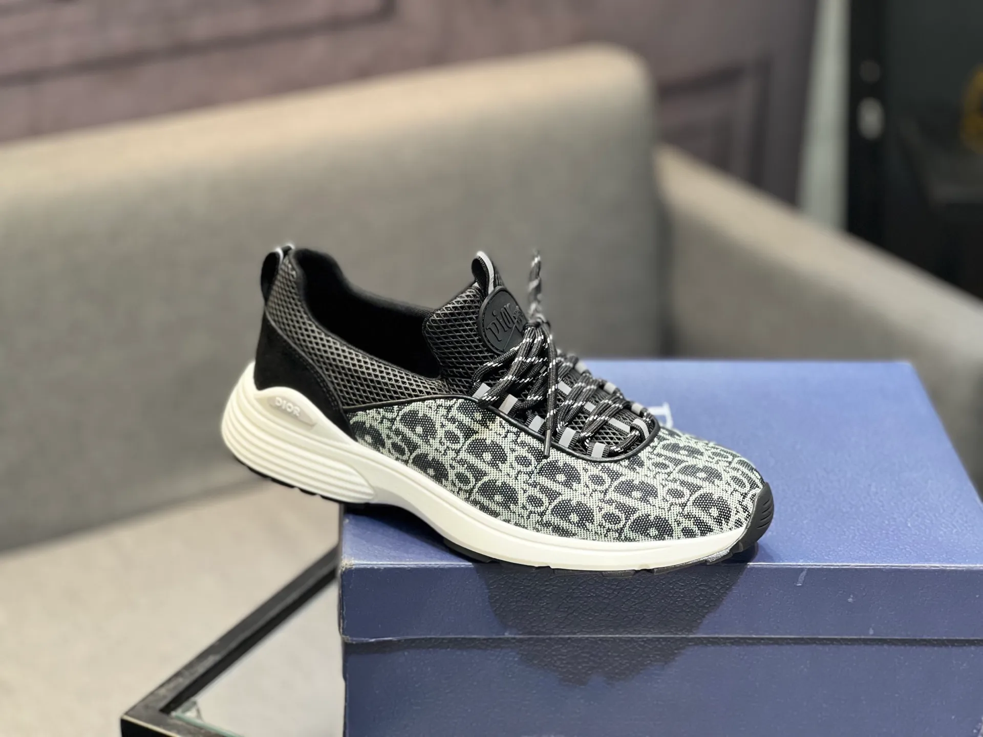Men's shoes 💰400 [Dior] popular men's shoes, imported mesh splicing material, really inside. Original sole provided by the original factory, 38-45 (45 customized, non-refundable)